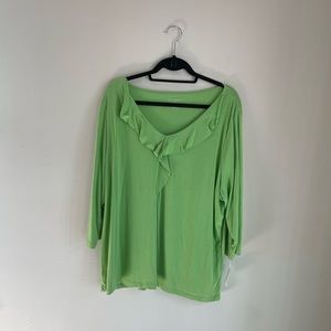 NWT Talbots Woman Blouse. Beautiful. Great for dress or casual.